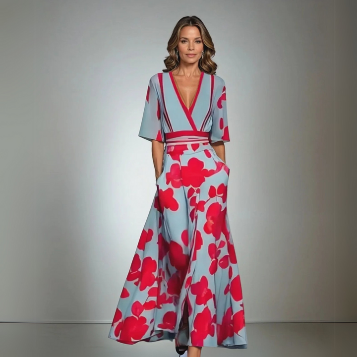 Lizzy - Elegantné šaty s kvetinovým vzorom! 