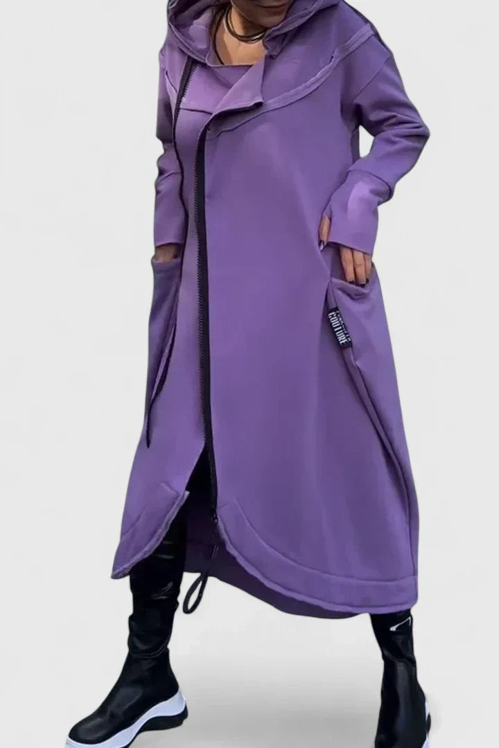 Jessamine | Kardigán s kapucňou a bočným zipsom