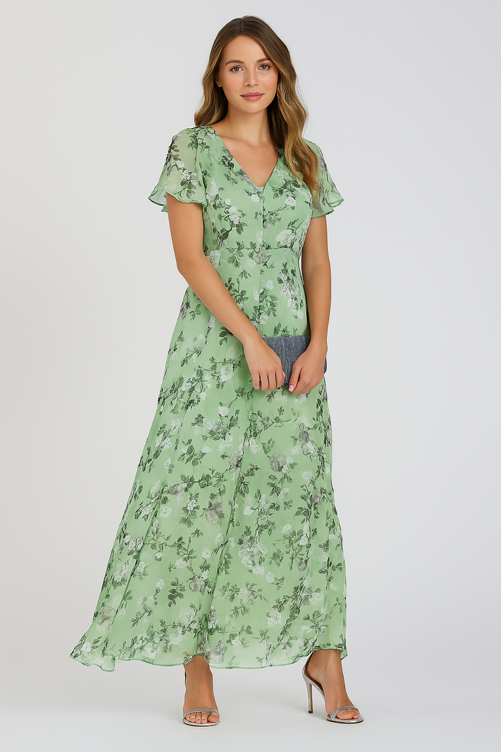 Dlhé kvetinové šaty Lidia