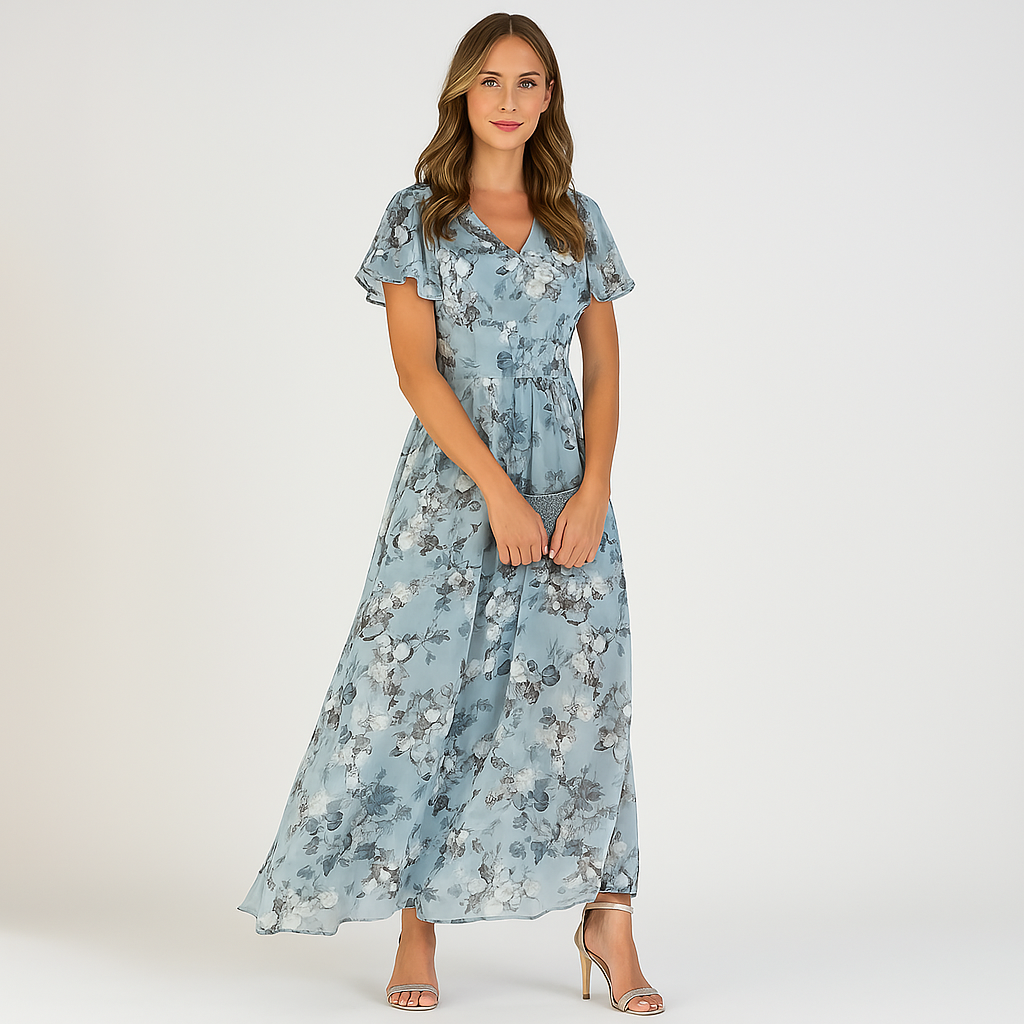 Dlhé kvetinové šaty Lidia