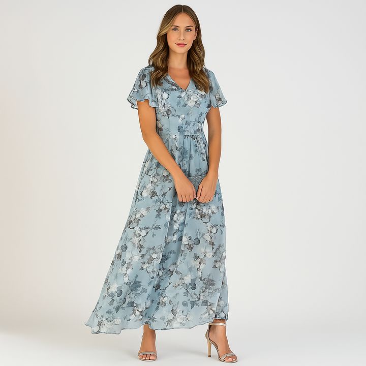 Dlhé kvetinové šaty Lidia