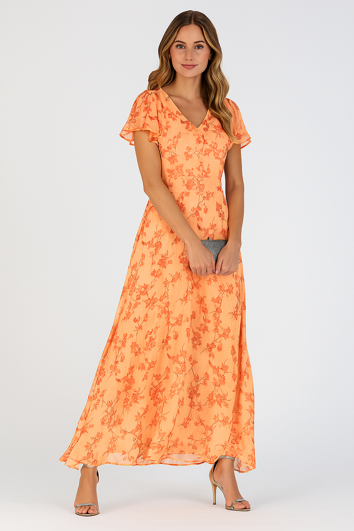 Dlhé kvetinové šaty Lidia