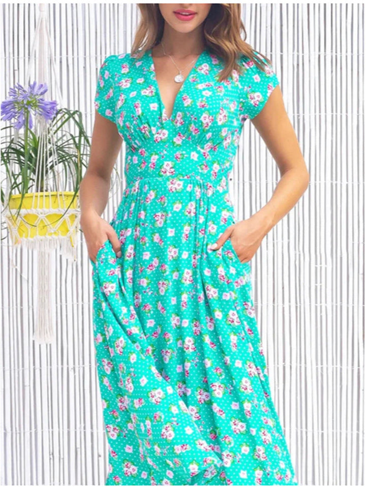 Letné šaty zakrývajúce bruško Anna