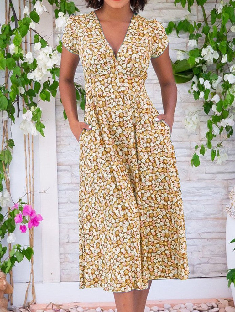 Letné šaty zakrývajúce bruško Anna