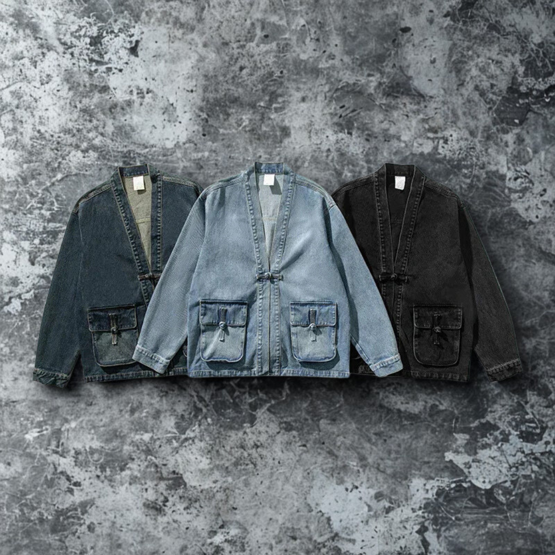 Džínsové kimono Vintage Wash