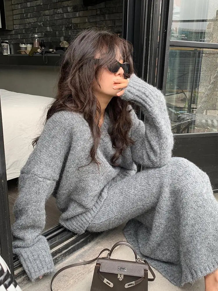 Mabel - Pohodlný pletený kombinéza