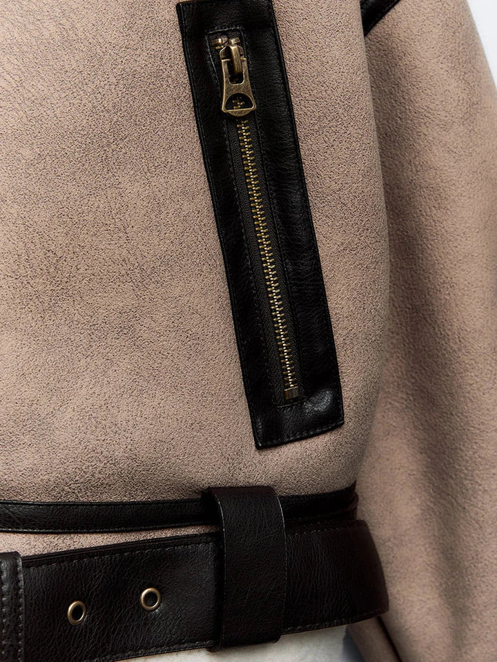 Skrátený šerpský kabát