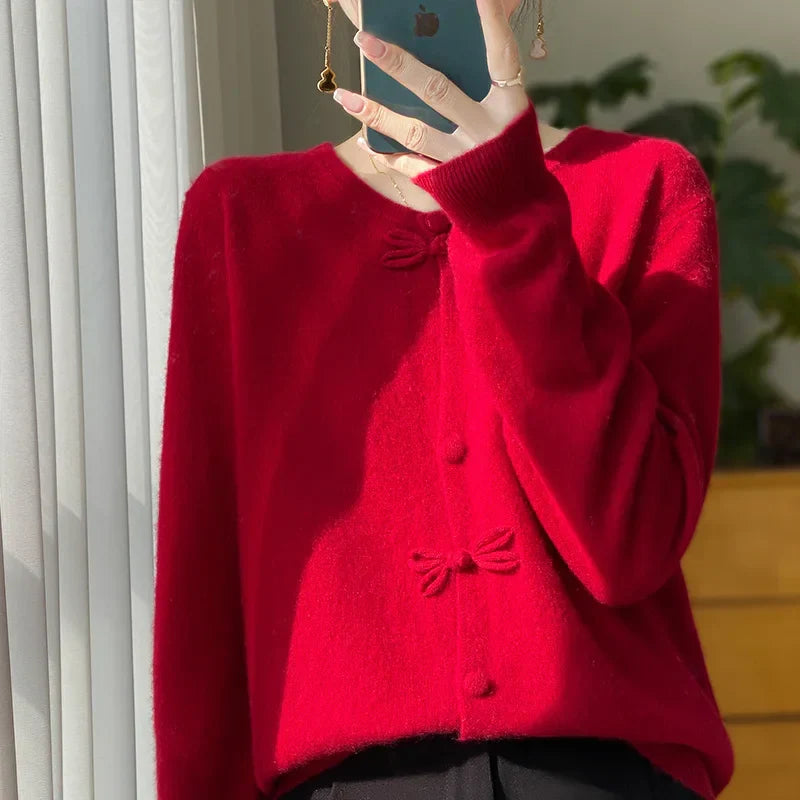 Heather - Kardigan s mašľou