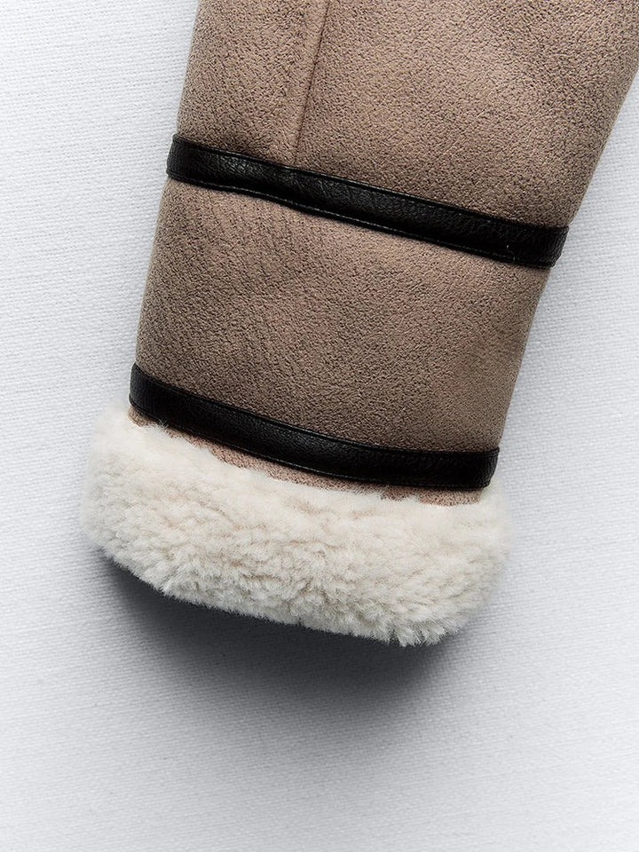 Skrátený šerpský kabát