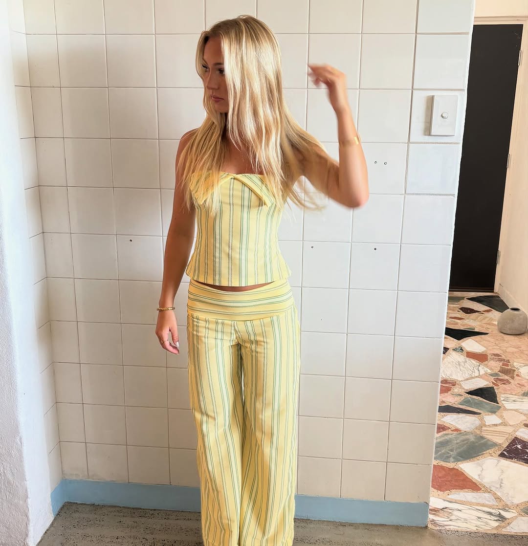 OLIVIA | Pruhovaná súprava