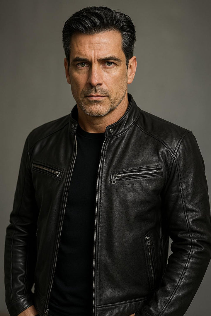 Zafeirios - Ležérna kožená bunda